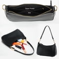 thumbnail image 3 of Bolso de hombro Gumhay para mujer de piel sintética negro, 3 of 7