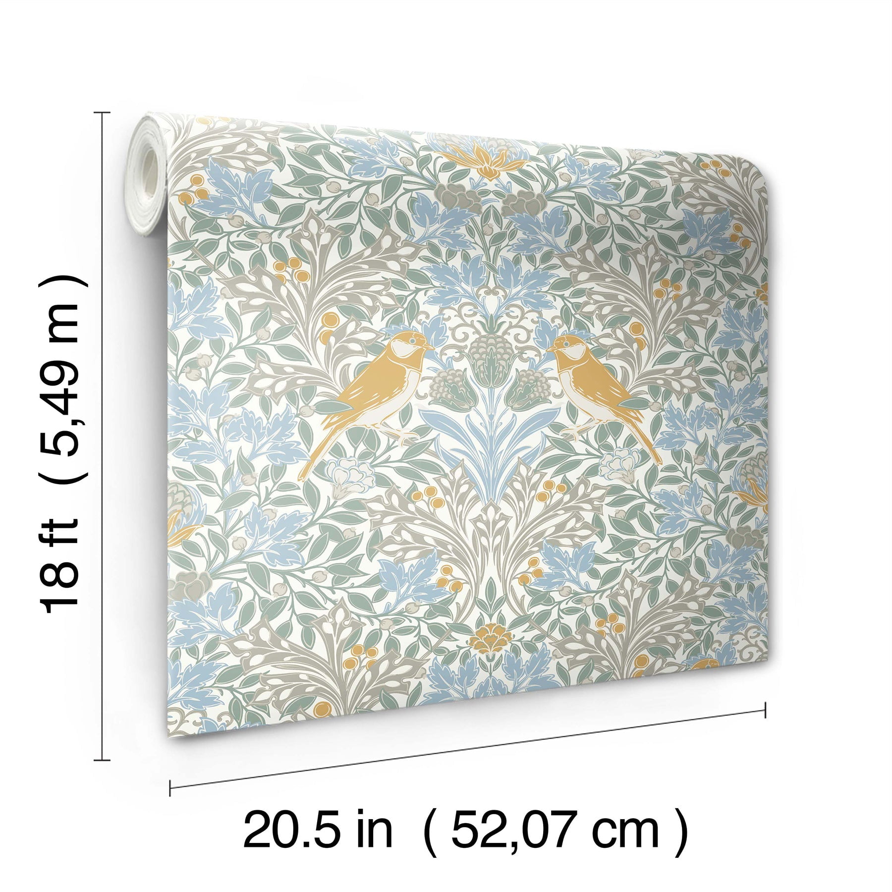 Garden Aviary Peel and Stick Wallpaper