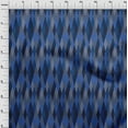 thumbnail image 3 of oneOone Viscose Chiffon Royal Blue Fabric Argyle Check Fabric For Sewing Printed Craft Fabric By The Yard 42 Inch Wide, 3 of 4