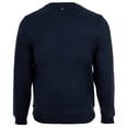 thumbnail image 3 of U.S. POLO ASSN. Sudadera para hombre - Forro polar diagonal con acabado carbono, cuello redondo, algodón Azul oscuro L (Large), 3 of 3