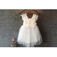 thumbnail image 4 of Kid Baby Girl Sleeveless Lace Kids Tulle Party Wedding Princess Dress, 4 of 6
