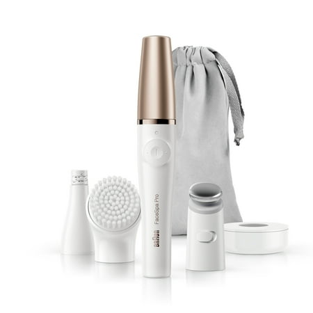 Braun FaceSpa Pro 911 Facial Epilator White/ Bronze with 3 Extras