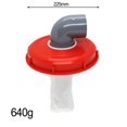 thumbnail image 2 of Mosiee Ibc Dn150 Couvercle Coudé Sac Filtrant Protection de la Qualité de l'Eau 90°, 2 of 8