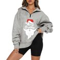 thumbnail image 1 of Tops Navideños Para Mujer, Blusas de Manga Larga, Camiseta Holgada Con Cuello Vuelto Estampada Informal A La Moda, Jersey de Otoño Odeerbi ODB192974, 1 of 4