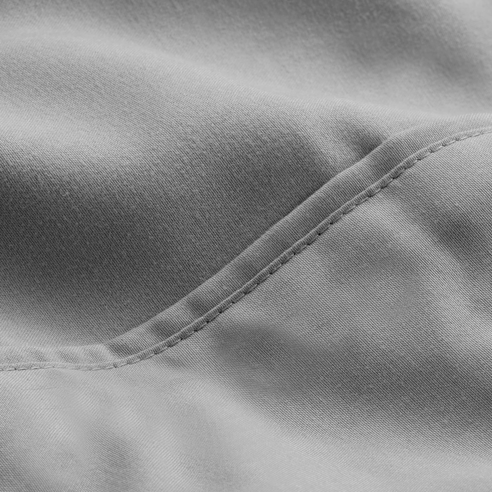 Bare Home Premium 1800 Ultra-Soft Microfiber Pillowcase Set - Double Brushed - Hypoallergenic - Wrinkle Resistant (Standard Pillowcase Set of 2, Light Gray)