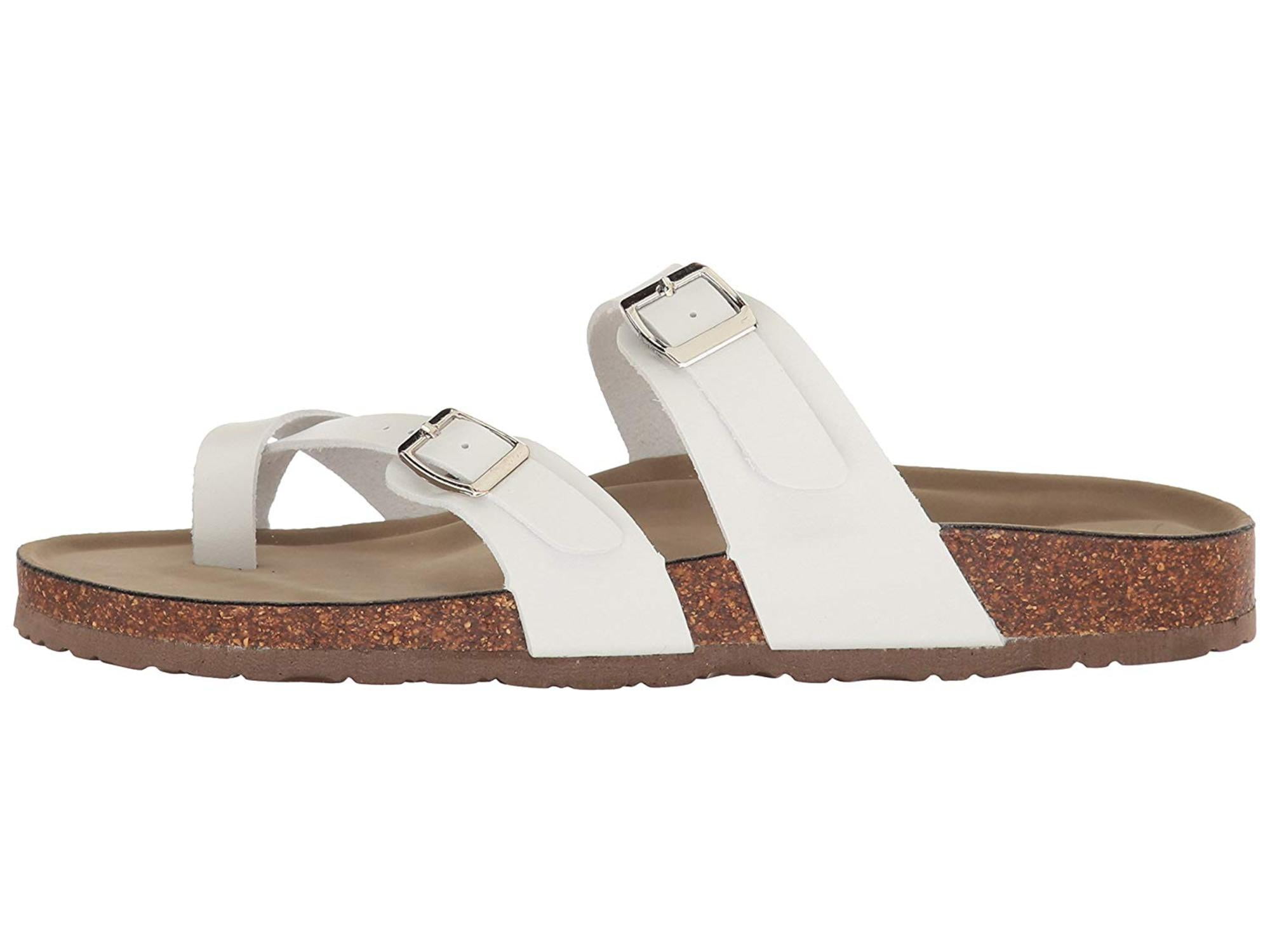 madden girl sandals white