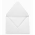 thumbnail image 2 of Darling Souvenir A1 White High Quality Invitation Envelopes (3 5/8 x 5 1/8) Euro V-Flap 80 LBS Ideal for Invitations, Greeting Cards, RSVP, Photo, Wedding, Letters -Packs & Colours Available, 2 of 4