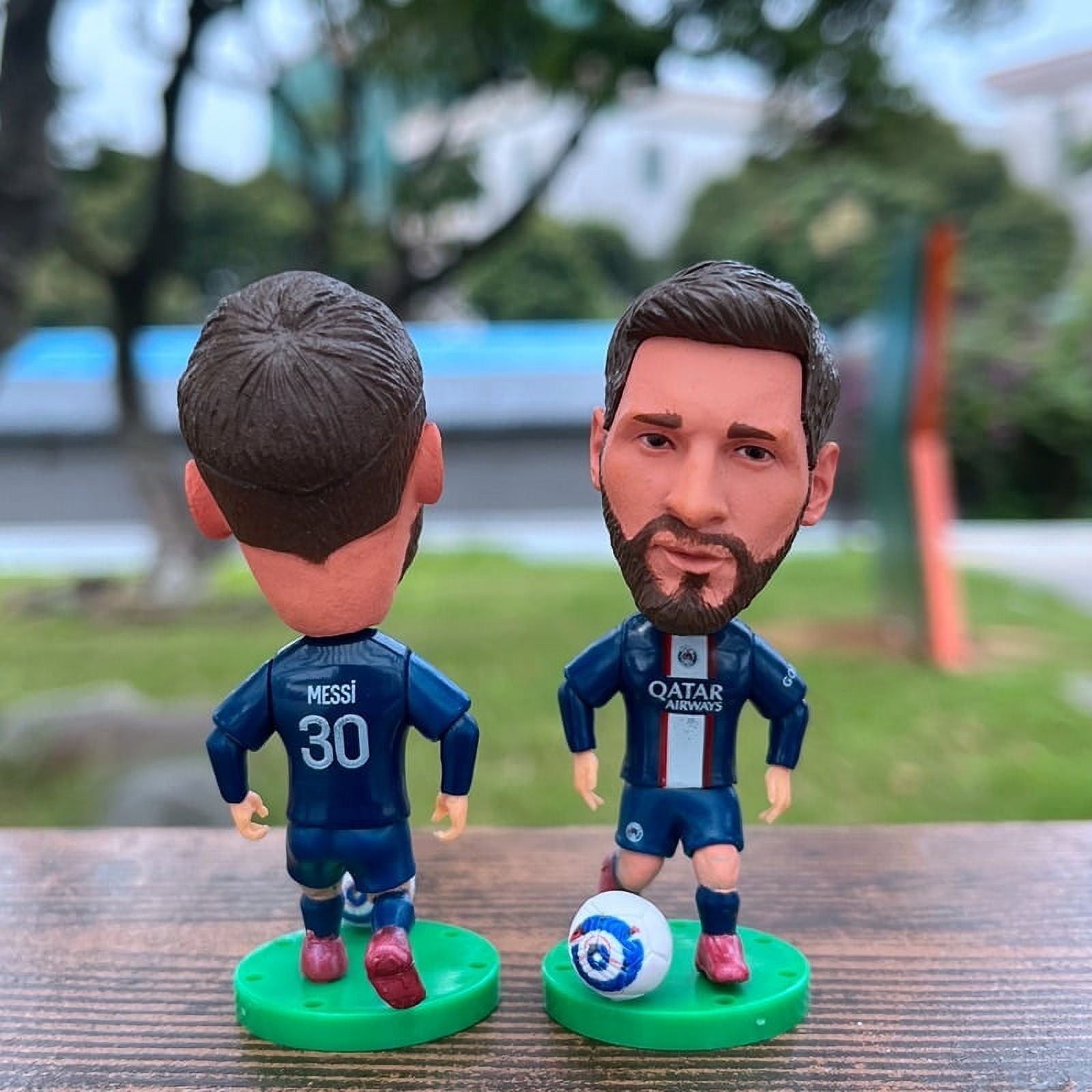 Soccer Star Messi Figure Football Player Ornaments Collection Doll