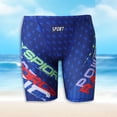 thumbnail image 2 of COMVALUE Boys Sports Square Leg Swim Trunks, Durable Compression Swim Trunks, Training Swimsuits, Shorts (Dark Blue, 11-12 Years), 2 of 6