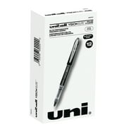 Uniball Vision Elite Rollerball Pens, Micro Point (0.5mm), Black Ink, 12 Count