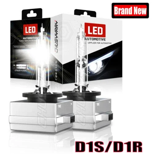 Front HID Headlight Xenon White Bulbs For Cadillac CTS 2008-2013 Low & High Beam
