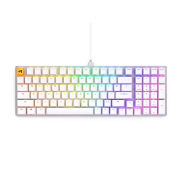 Kit de teclado Glorious GMMK 2 Small Barebones blanco