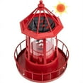 thumbnail image 4 of LED Solar Powered Lighthouse, 360 Degree Rotating Lamp Courtyard Decoration Waterproof Garden Towers Statue Lights A, 4 of 5