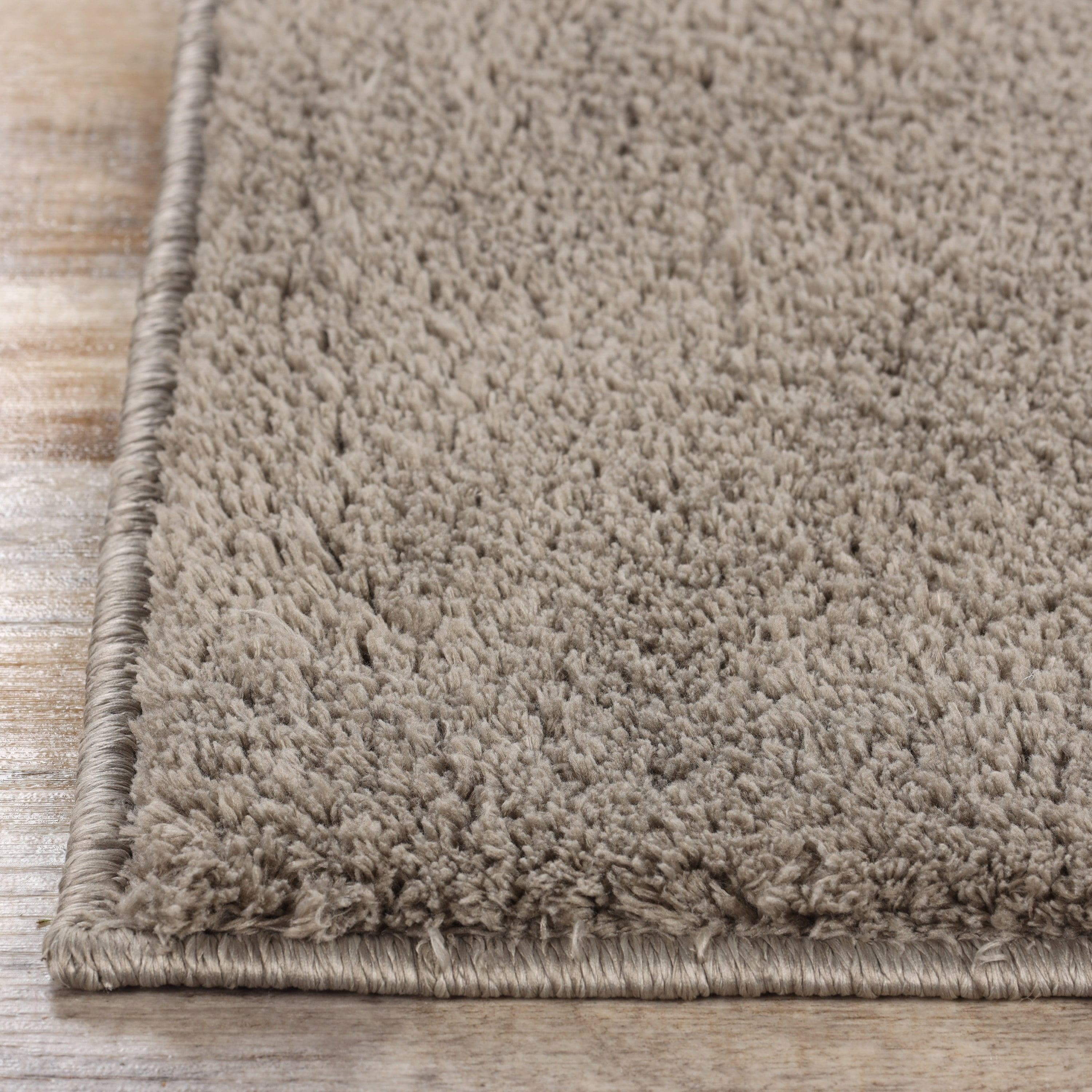 Superior California Shag Non-Slip Indoor Area Rug, 10' x 14', Warm Stone