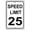 Un1242, variant on Speed Limit 25 MPH Miles per Hour Black Letters Zone Slow Down Speeding Restriction Alert Attention Caution Warning Notice Tin Sign Metal Tin 12x16 inch Sign Plate