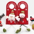 thumbnail image 4 of Adornos navideños para el hogar Colgantes navideños para puerta Colgador de puerta de Papá Noel para Navidad Decoración de Año Nuevo 2024, 4 of 5