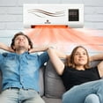 thumbnail image 1 of Oliegs Heated Blanket Wall Mounted Air Heater Portable Smart Ductless Wall With Remote Control Air Heating Fan For Bedroom Living Room 2 In 1 Chocolate, 1 of 5