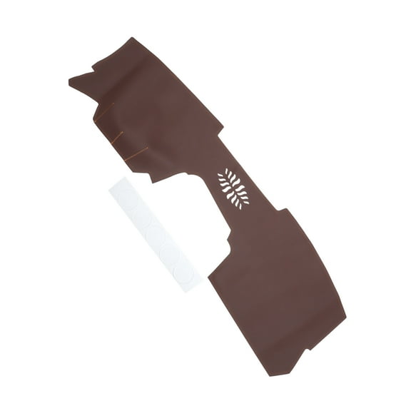 Dashboard Cover Dash Cover Mat Carpet for Mazda CX30 2020-2023 Brown Faux Leather 1 Pc Anti-Slip Car Interior