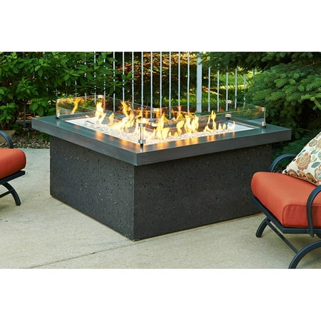 Outdoor Greatroom Pointe L Shaped Fire Pit Table With Free