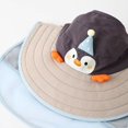 thumbnail image 4 of Oiyii Toddler Boys Water‑Repellent Bucket Hats Crocodile Appliqué Hiking Sun Hats, Grey, 4 of 8