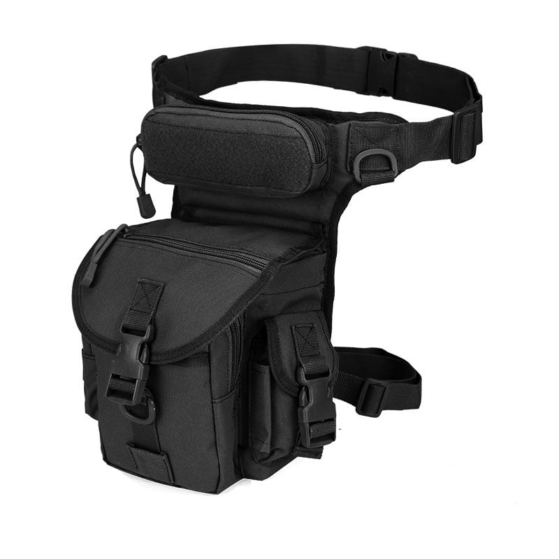Sirius Survival MultiPurpose Utility Leg Bag/Leg Rig Utility Pouch Black