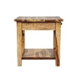 thumbnail image 7 of Sante Fe Solid Sheesham Wood End Table with Drawer, 7 of 7