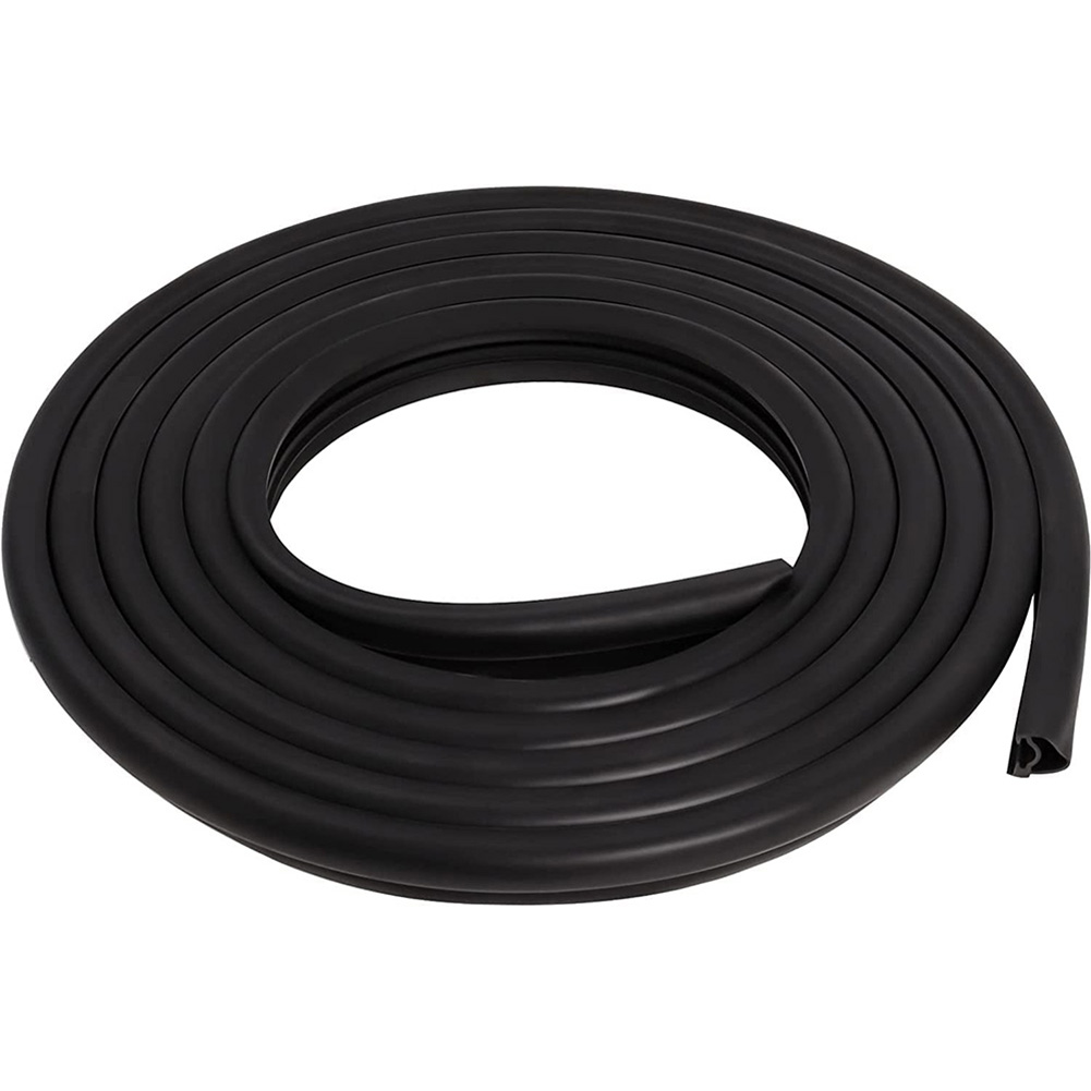 RV slide weatherstrip, black rubber for 1 "X2.1 "X 25' DSeal RV slide