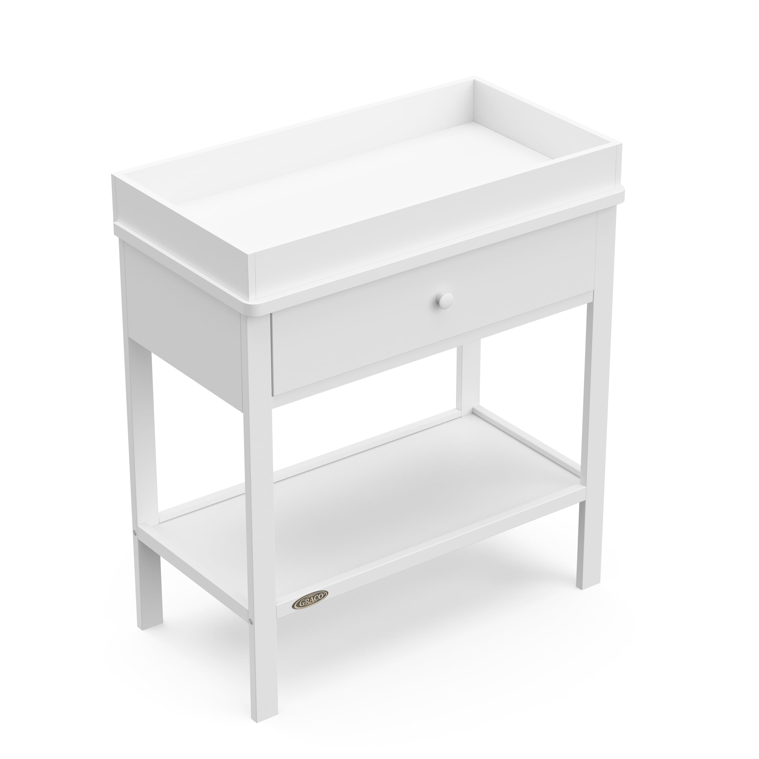Graco Storage Infant Changing Table, White