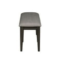 thumbnail image 4 of Liberty Furniture Farmhouse Double Bridge Dark Brown Bench (RTA), 4 of 5