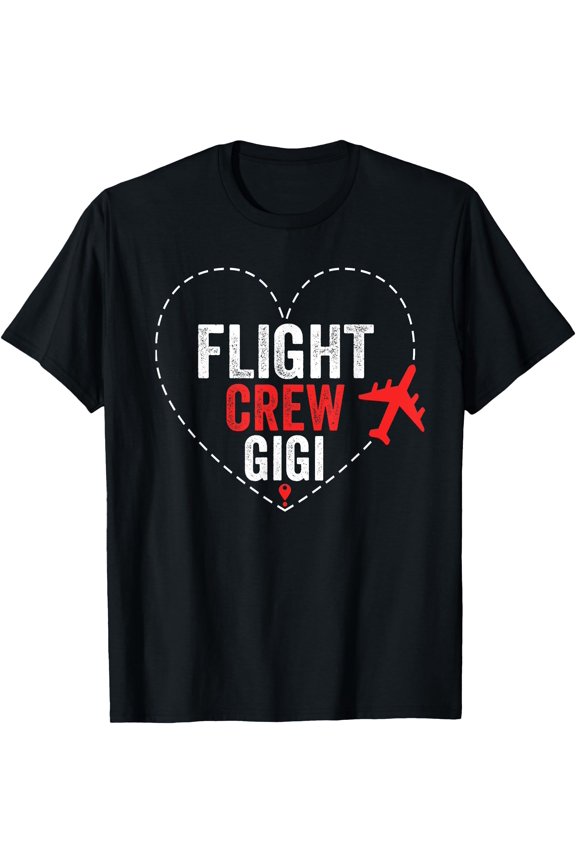 Flight Crew Gigi Airplane Family Vacation Airplane Mode On T-Shirt, Unisex T-Shirt