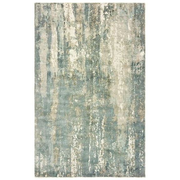 Oriental Weavers FORMATIONS Blue 6' X 9' Area Rug