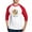 Red/White, variant on CafePress - Wildflowers - Cotton Baseball Jersey, 3/4 Raglan Sleeve Shirt