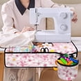 thumbnail image 4 of HELLHERO Dachshund Flowers Sewing Machine Pad Fabric Polyester Easy Storage Foldable with Storage Cylinder for Wife Mom Family Present, 4 of 5