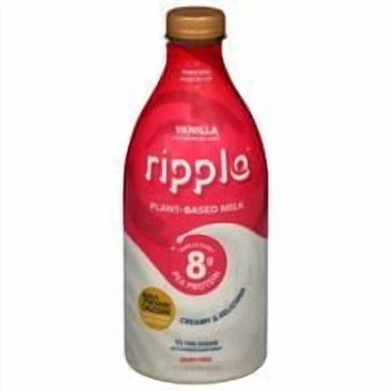 Ripple Kids Dairy-Free Plant-Based Unsweetened Original Milk, 48 fl oz, 2 Pack