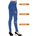 thumbnail image 2 of 2 Pack Women's 3 inch High Waistband Full Length Leggings For Yoga and Casual, 2 of 5