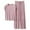 Light Purple, variant on Womens 2 Piece Outfits Sweater Set Lounge Sets Short Cap Sleeve Oversized Tops and Elastic Waist Wide Leg Pants Pajama Sets (Blue,M)