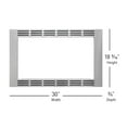 thumbnail image 2 of Panasonic 30 In. Wide Trim Kit for Panasonic's 2.2 Cu. Ft. Microwave Ovens - Stainless Steel, 2 of 6