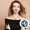 C, variant on Galaxy Pendant Necklaces Nebula Double Sided Outer Space Glass Planet Necklace for Women Men Earth Globe Universe Jewelry Christmas Gifts