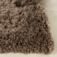 thumbnail image 4 of SAFAVIEH Polar Abbot Solid Shag Runner Rug, Mushroom, 2'3" x 8', 4 of 9
