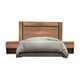 thumbnail image 4 of Recamara King Size Kessa Muebles Versalles Nogal 200 x 154 x 8 cm, 4 of 5
