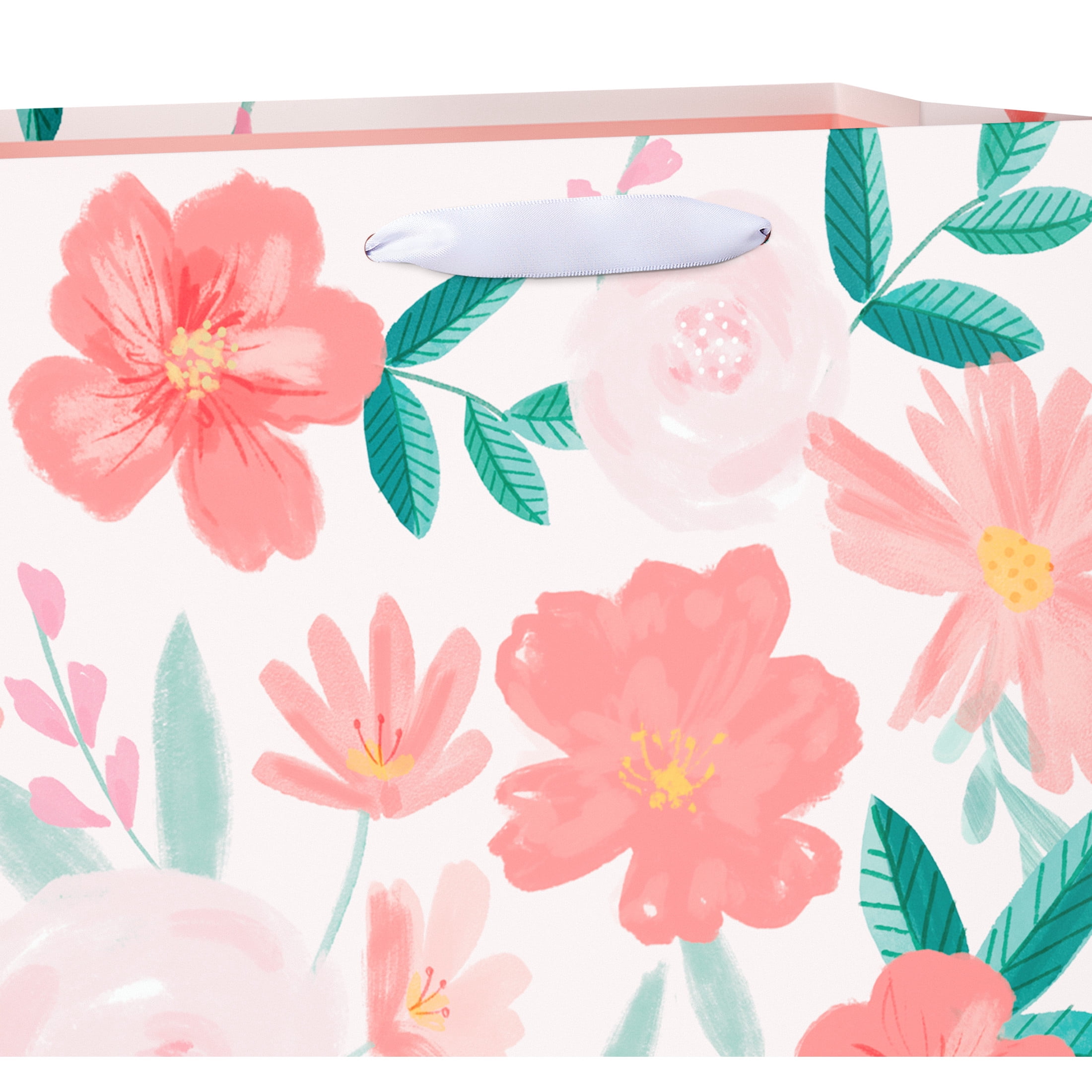 American Greetings 12.75" All Occasion Large Gift Bag, Pink Florals (1-Count)