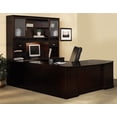 thumbnail image 2 of Mayline ST1ESP Sorrento Typical 1 U-Shaped Executive Office Desk Set, Espresso - 29.5 x 72 x 39 in., 2 of 2