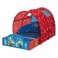thumbnail image 3 of Disney Mickey Mouse Sleep and Play Toddler Bed with Tent by Delta Children, Blue/Red, 3 of 7