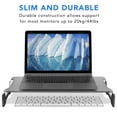 thumbnail image 4 of Mount-It! Slim Aluminum Monitor Riser | Fits 17-32 Inch Monitors, 4 of 7