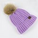 thumbnail image 3 of Invierno Adulto Invierno Cálido Bufanda de punto Gorro y guantes 3 en 1 Conjunto de guantes de pantalla táctil Conjunto de punto Azul marino (púrpura), 3 of 5