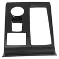 thumbnail image 2 of Car Carbon Fiber Console Gear Shift Panel Water Cup Holder Cover Stickers For Explorer 2022 2023, 2 of 5