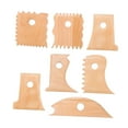 thumbnail image 2 of AMLESO 7 Pieces Pottery Tool Cutting Clay Sculpting Tool for Art Craft Home Shaping 9cmx8cm, 2 of 8