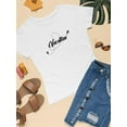 thumbnail image 3 of Vacation Mode Airplane Line T-Shirt Women -Image by Shutterstock, Female Small, 3 of 4