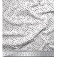 thumbnail image 1 of Soimoi Modal Satin Fabric Baseball Sports Print Sewing Fabric Yard 42 Inch Wide, 1 of 3