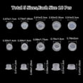 thumbnail image 2 of 50PCS Silicone Salt and Pepper Shaker Stoppers with Pull Tab Plastic Salt Shaker Plug Replacement Clear Stopper Round End Hole Tube Plug, 2 of 4